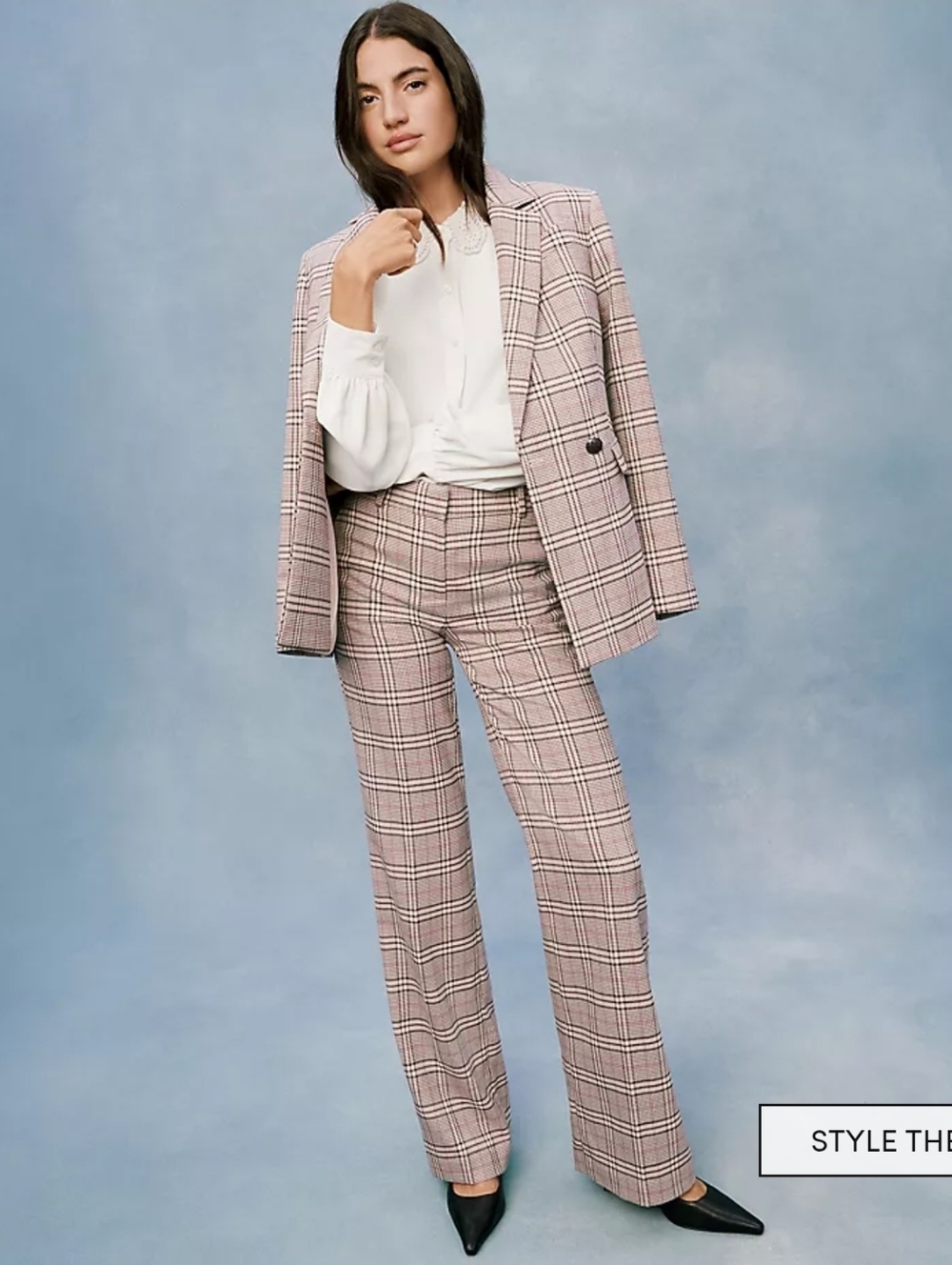 Ann Taylor Jayne Trouser - Plaid